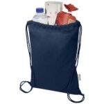 Oregon Blend 140 g/m² GRS recycled drawstring bag 5L - Image 9