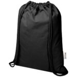 Oregon Blend 140 g/m² GRS recycled drawstring bag 5L - Image 16