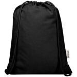 Oregon Blend 140 g/m² GRS recycled drawstring bag 5L - Image 18