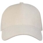 Hutton 6 panel recycled corduroy cap - Image 3