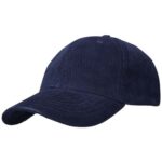 Hutton 6 panel recycled corduroy cap - Image 5