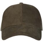 Hutton 6 panel recycled corduroy cap - Image 11