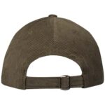 Hutton 6 panel recycled corduroy cap - Image 12