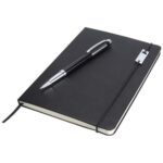 Legato Elegance A5 hard cover notebook and rollerball pen set - Image 38