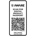 Trip Aware™ recycled travel duffel bag 42L - Image 7