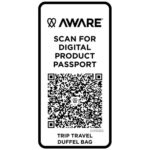 Trip Aware™ recycled travel duffel bag 42L - Image 17