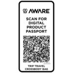 Trip Aware™ recycled travel crossbody bag 1L - Image 6