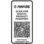 Trip Aware™ recycled travel crossbody bag 1L - Image 14