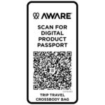 Trip Aware™ recycled travel crossbody bag 1L - Image 22