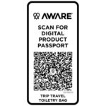 Trip Aware™ recycled travel toiletry bag 6L - Image 5