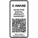 Trip Aware™ recycled travel toiletry pouch 2L - Image 5