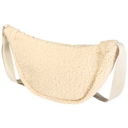 Bear GRS recycled sherpa crossbody bag 3L