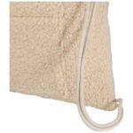 Bear GRS recycled sherpa drawstring backpack 9L - Image 5