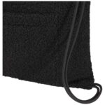 Bear GRS recycled sherpa drawstring backpack 9L - Image 11