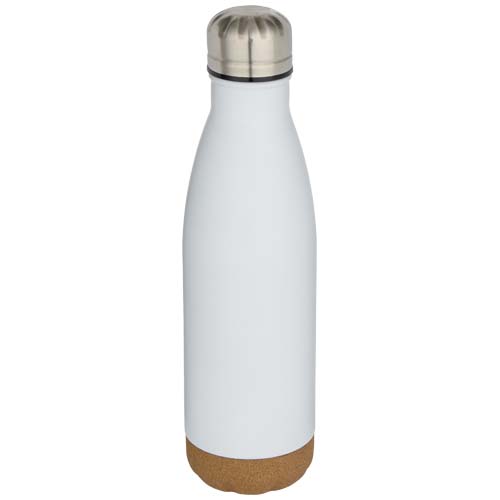 175985154354500 Cove 500 ml double wall vacuum insulated stainless steel water bottle with cork details - Image 1