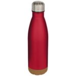 Cove 500 ml double wall vacuum insulated stainless steel water bottle with cork details - Image 4