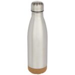 Cove 500 ml double wall vacuum insulated stainless steel water bottle with cork details - Image 15
