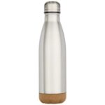 Cove 500 ml double wall vacuum insulated stainless steel water bottle with cork details - Image 16