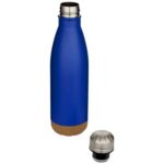 Cove 500 ml double wall vacuum insulated stainless steel water bottle with cork details - Image 10