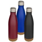 Cove 500 ml double wall vacuum insulated stainless steel water bottle with cork details - Image 11