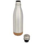 Cove 500 ml double wall vacuum insulated stainless steel water bottle with cork details - Image 17
