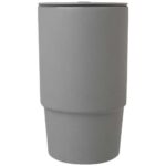 Carter 450 ml ceramic mug with plastic lid - Image 8