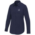 Carnelian poplin women's shirt - Image 22