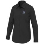 Carnelian poplin women's shirt - Image 7