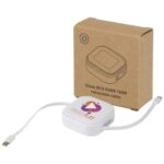 Gloas 5-in-1 recycled retractable data sync and 100W fast charge cable with smartphone tool kit - Image 2