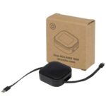 Gloas 5-in-1 recycled retractable data sync and 100W fast charge cable with smartphone tool kit - Image 9