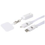 Franz recycled plastic smartphone lanyard with built-in data sync and 65W fast charge 5-in-1 cable - Image 6