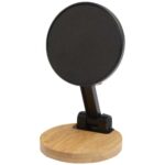 Alcor recycled plastic foldeable magnetic phone stand with bamboo details - Image 8