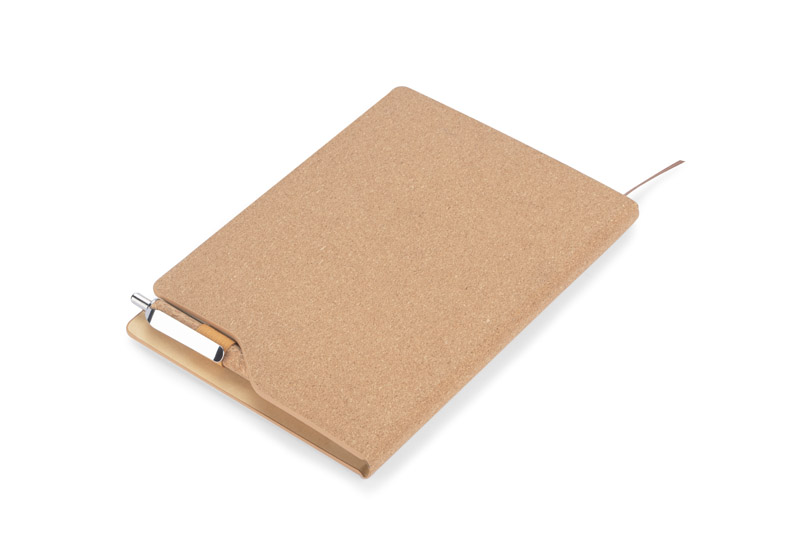 175986373217507 Cork notebook with pen TESSO A5 - Image 1