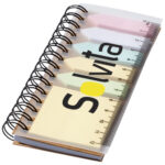 Spinner spiral notebook with coloured sticky notes - Image 2