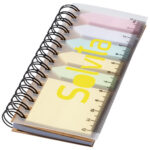 Spinner spiral notebook with coloured sticky notes - Image 3