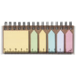 Spinner spiral notebook with coloured sticky notes - Image 4