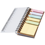 Spinner spiral notebook with coloured sticky notes - Image 6