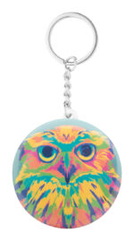 KeyBadge Mini pin button keyring - Image 2