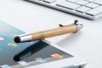 Tashania Black bamboo touch ballpoint pen - Image 2
