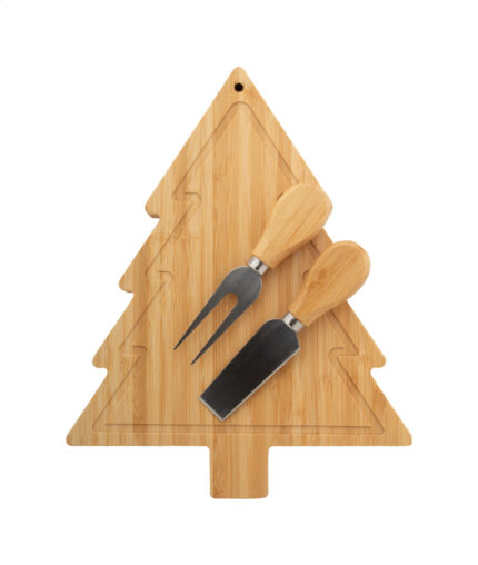 Jarlsberg Christmas cheese knife set