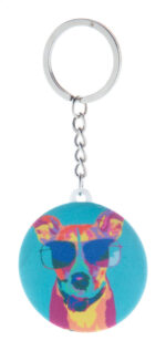 KeyBadge RPET Mini pin button keyring - Image 4
