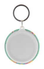 KeyBadge RPET Maxi pin button keyring - Image 4