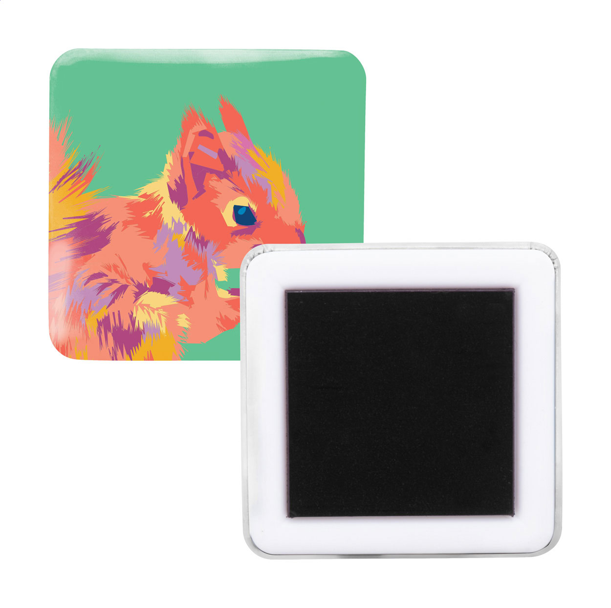 176119292954894 MagBadge Square pin button fridge magnet - Image 1