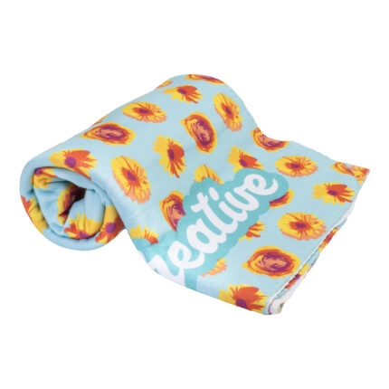 CreaFleece custom RPET polar blanket