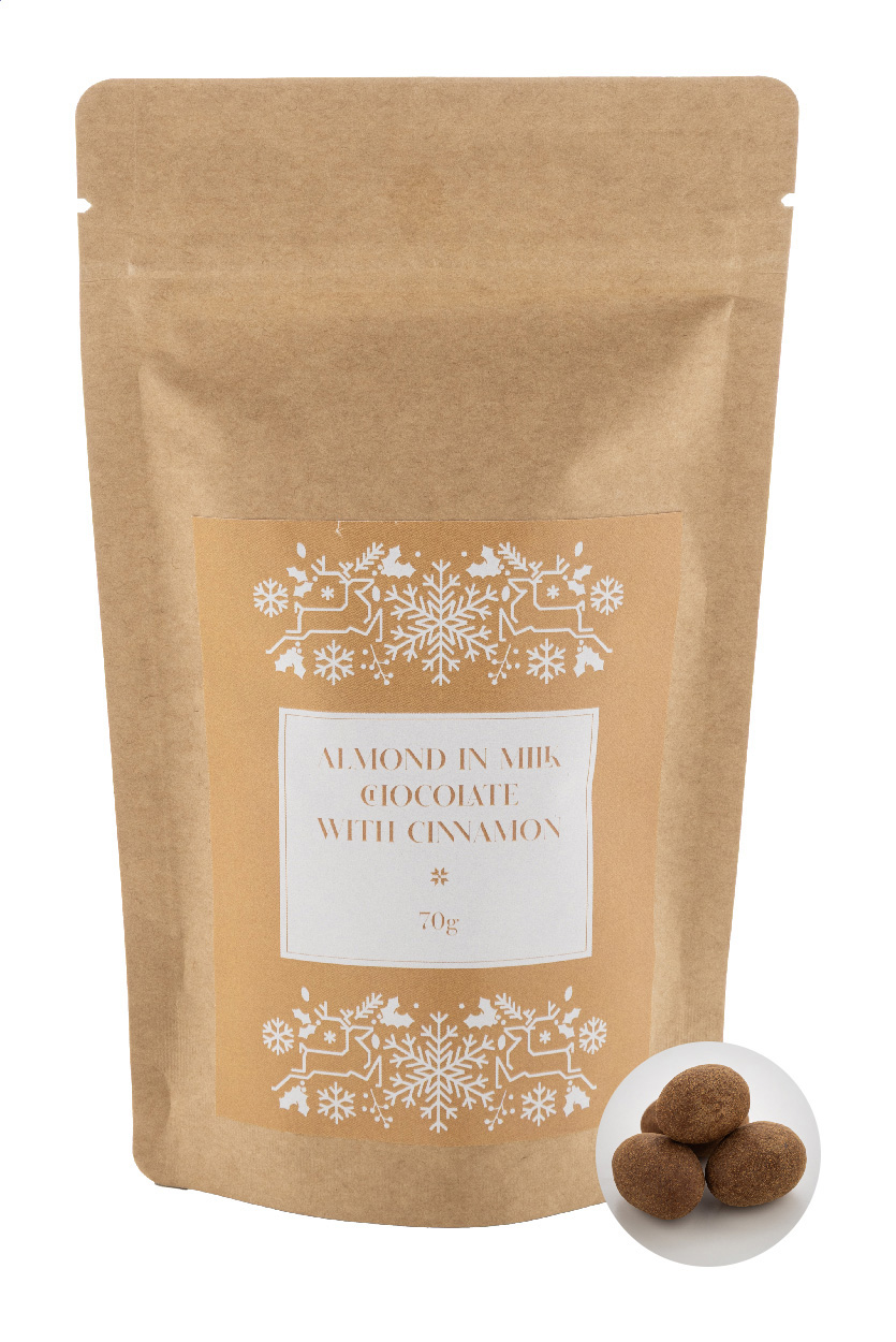 176120211788943 Cinnanut chocolat cinnamon almonds, 70g - Image 1