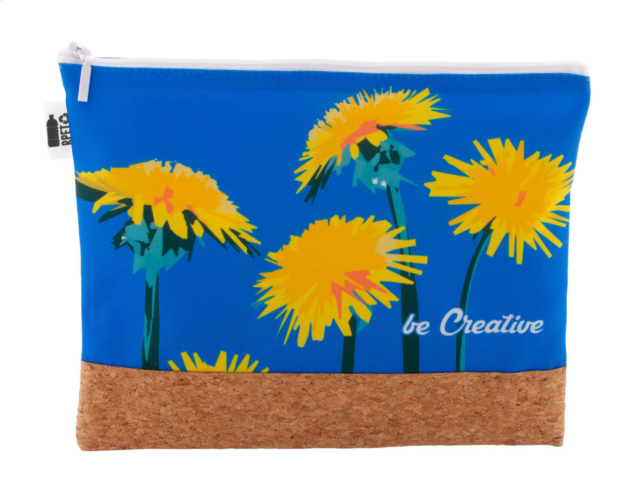 176150522950026 CreaBeauty Cork L RPET custom cosmetic bag - Image 1