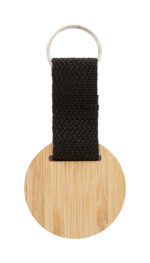 Stropp bamboo keyring, round - Image 2