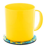 CreaFelt Drink Plus RPET felt coaster, circle - Image 10