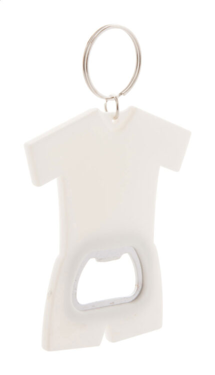 Soccer bottle opener keyring