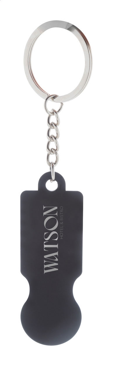 ShineCart trolley coin keyring